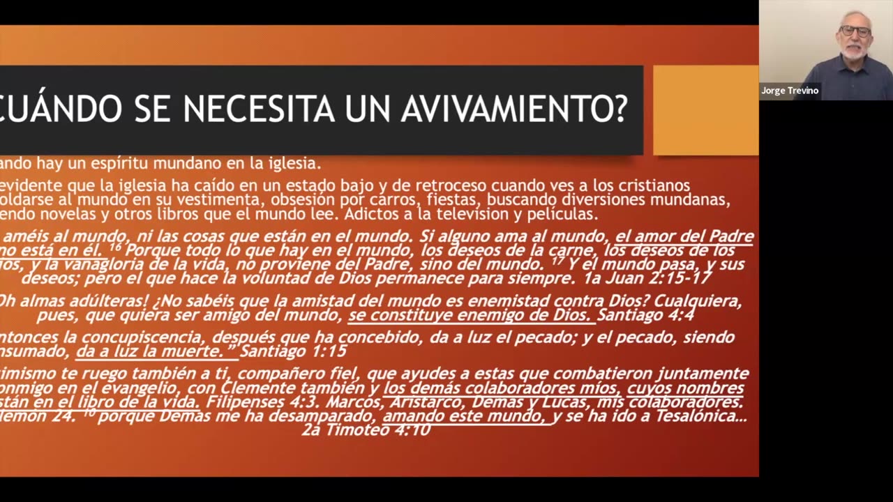 Lección 2, Parte 1 ¿Cuándo se Necesita un Avivamiento?