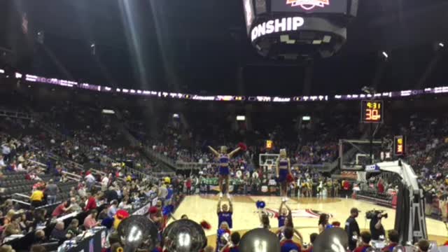 KU Cheerleaders @ Big 12 Championship