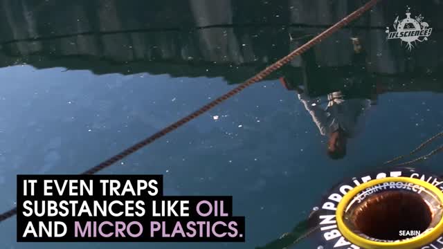 This "Seabin" Can Suck Garbage Right Out Of The Ocean