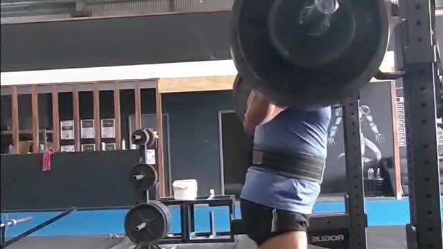 Squats Top set 215 kg for Double.