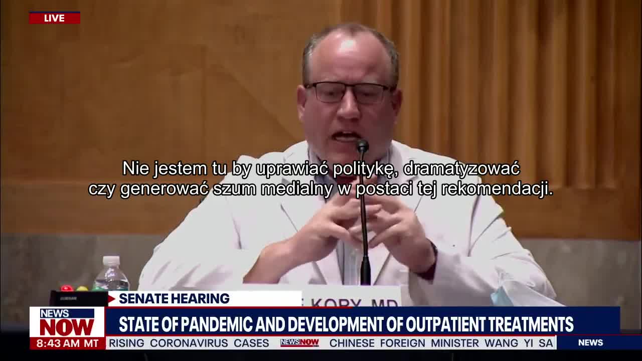 Iwermektyna jest kolejnym skutecznym lekiem na Covid-19 - dr Pierre Kory - napisy PL