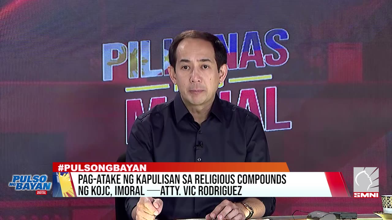 Pag-atake ng kapulisan sa Religious Compounds ng KOJC, Imoral ─Atty. Vic Rodriguez