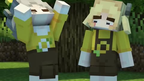 Daisy Meets her FUTURE SELF in Minecraft!!!