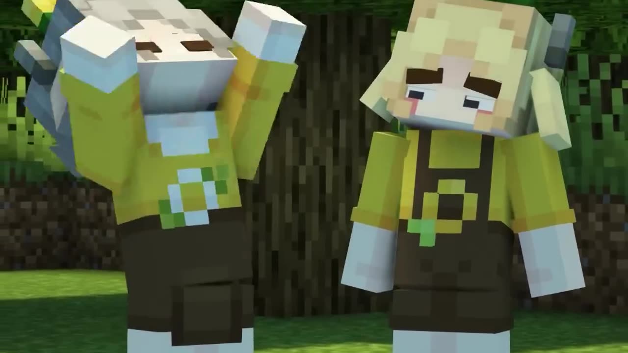 Daisy Meets her FUTURE SELF in Minecraft!!!