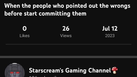 When the people who pointed out the wrongs before start committing them.