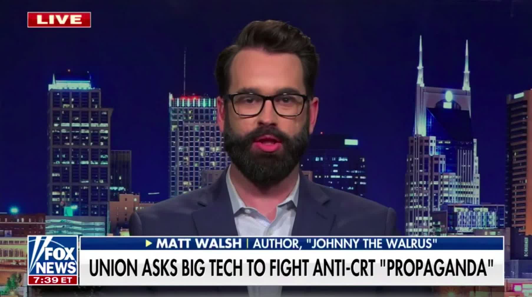 Matt Walsh reacts to the latest efforts to silence opposition to critical race theory