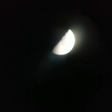 View of the Moon from my telescope