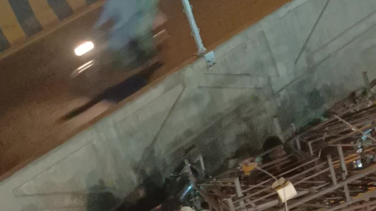 A labour worker stucked his loader auto