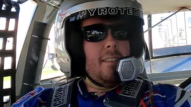 He won laps in Vegas with Riley Herbst