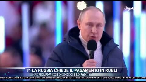 🔴 On. Claudio Borghi, su Byoblu: Rubli per il gas di Putin?