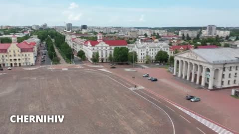 Before and after Russian invasion. Ukrainian cities destroyed by occupiers