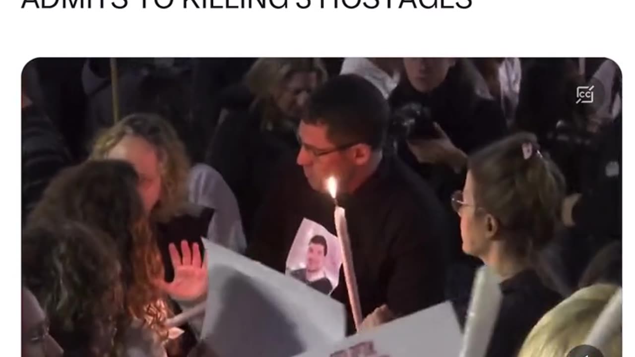 PROTEST ERUPT IN ISRAEL AFTER IDF ADMITS TO KILLING 3 HOSTAGES