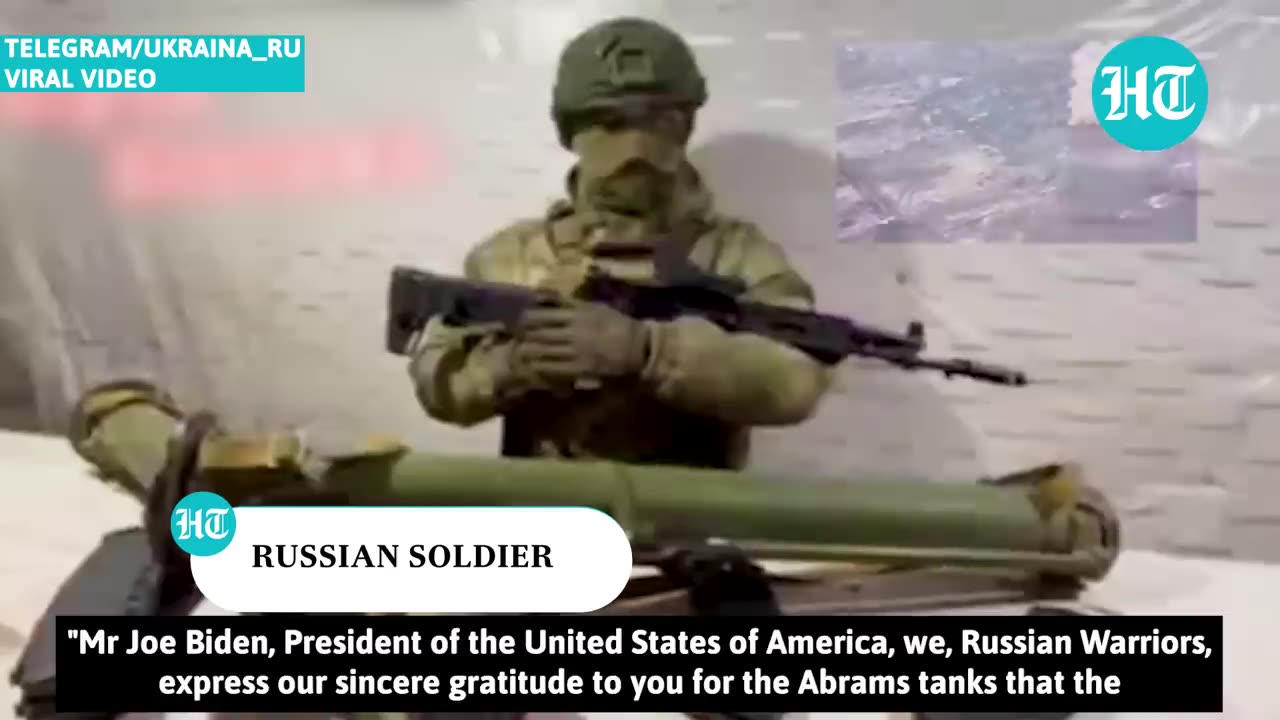 Russian Soldier Mocks Biden For Sending Abrams Tanks To Ukraine; 'Will Transfer 10% Commission'