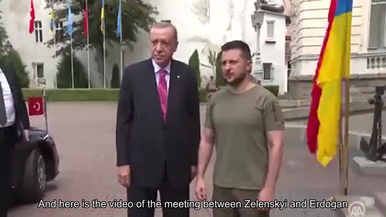 And here is the video of the meeting between Zelenskyi and Erdogan in Lviv