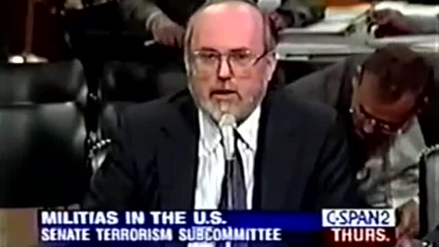 Senate Terrorism Subcommittee American Militia 1995 8/10