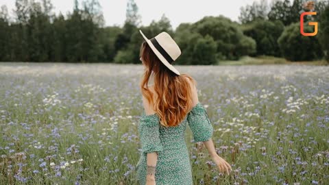 Girl with Nature