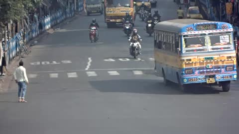 Bus Accident in kolkata