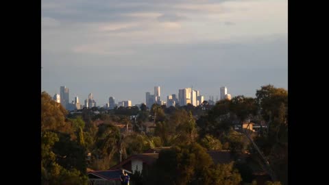 Time lapse Melbourne city Australia