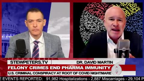 Felony Crimes End Big Pharma Immunity - Dr David E Martin w/ Stew Peters