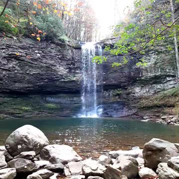 beautiful waterfall in Georgia