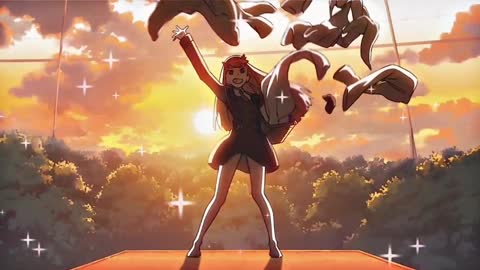 beautiful heroine in the animation "darling in the franxx"