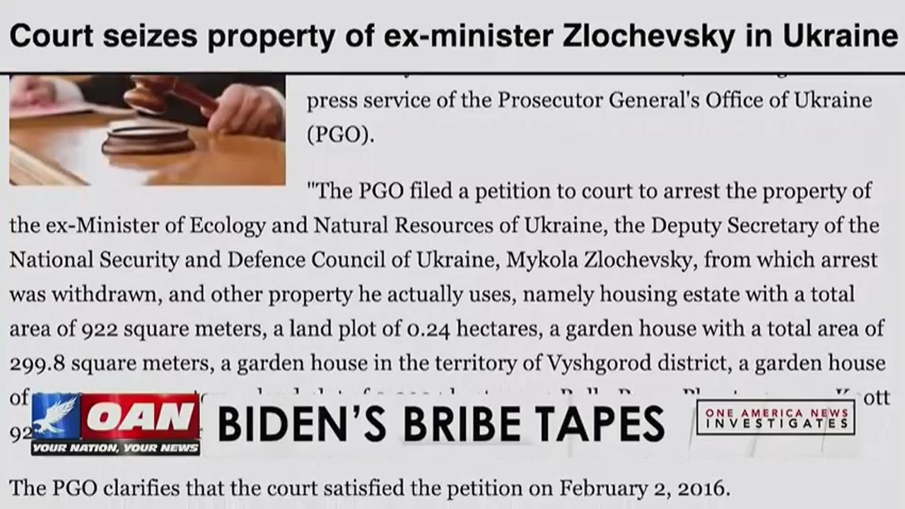 The Biden Ukraine Bribe Tapes