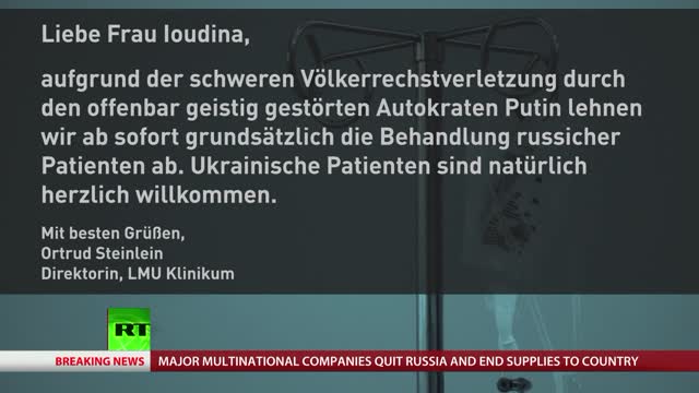 Munich based autocrat Medical sort targets Russians for hate speech