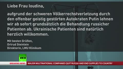 Munich based autocrat Medical sort targets Russians for hate speech