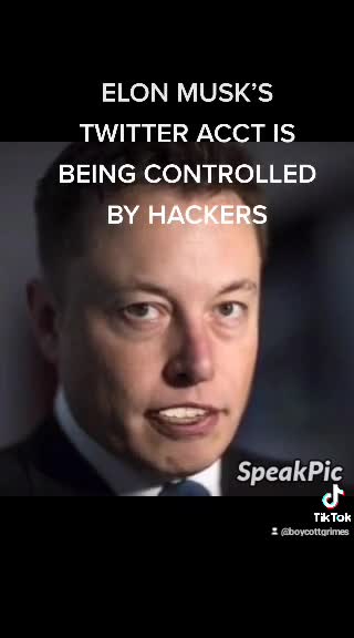 ELON MUSK IS BEING BLACKMAILED HIS TWITTER ACCT HAS BN CONTROLLD BY HACKERS FOR YRS HE DIDNT🐦420FS
