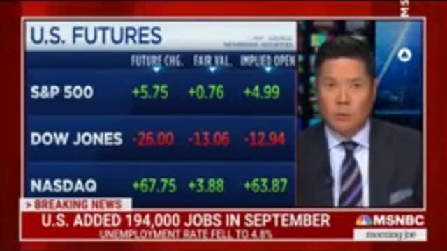 Breaking good news-American economy added 194000 new jobs this September