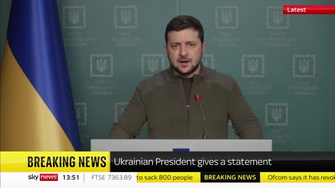 Ukrainian President Volodymyr Zelenskyy says rescue work ongoing after theatre bombing