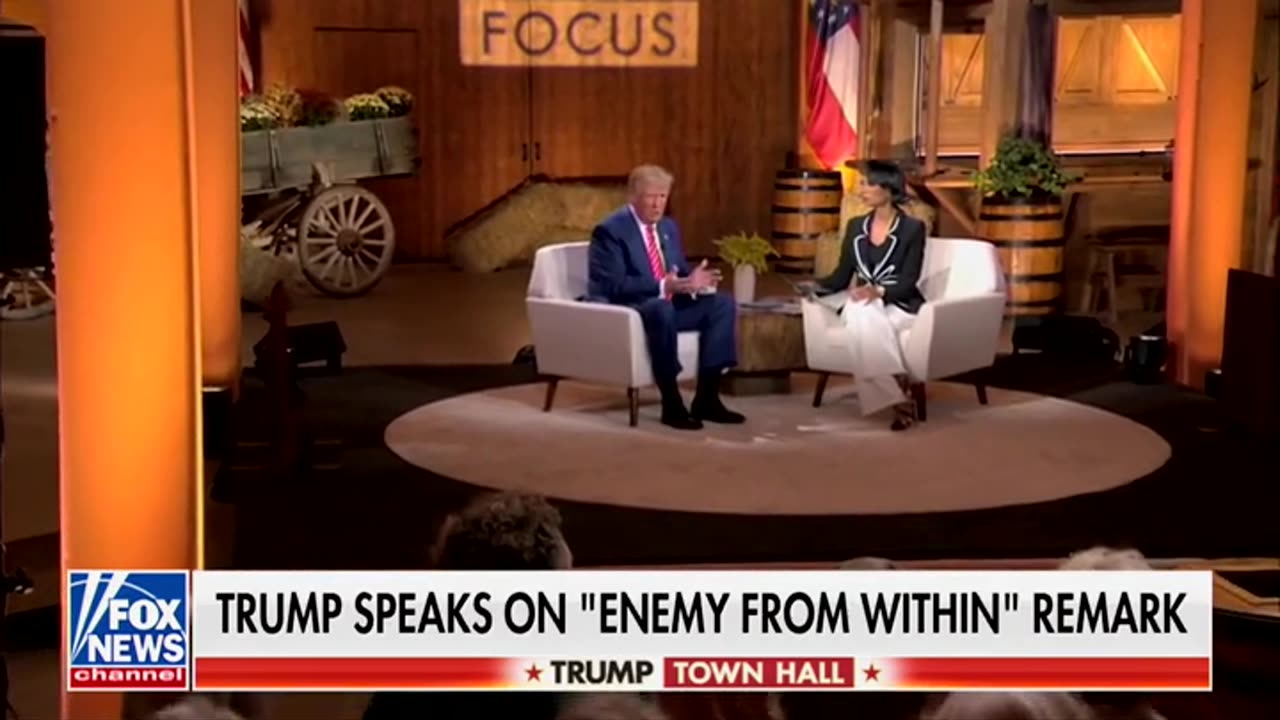 'So Evil': Trump Doubles Down On 'Enemy From Within' Comments, Denies He Was 'Threatening Anybody'