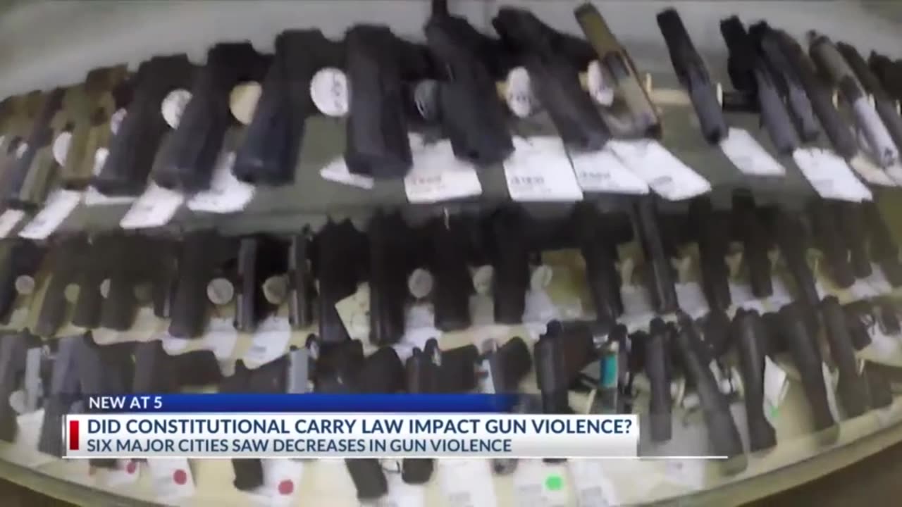 Study Reveals Gun Violence Actually Dropped After Ohio's Permitless Carry Law Went Into Effect