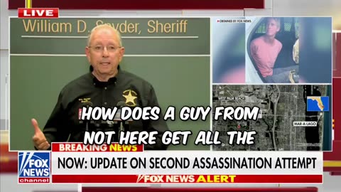 Martin County Sheriff Will Snyder says Trump shooter Ryan Routh could be part of a bigger Conspiracy