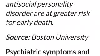 Ptsd and comorbid Substance abuse linked to early death