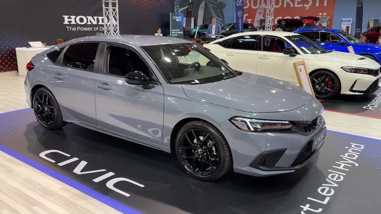 New HONDA CIVIC SPORT 2023 - first REVIEW (exterior, interior, trunk space)-9