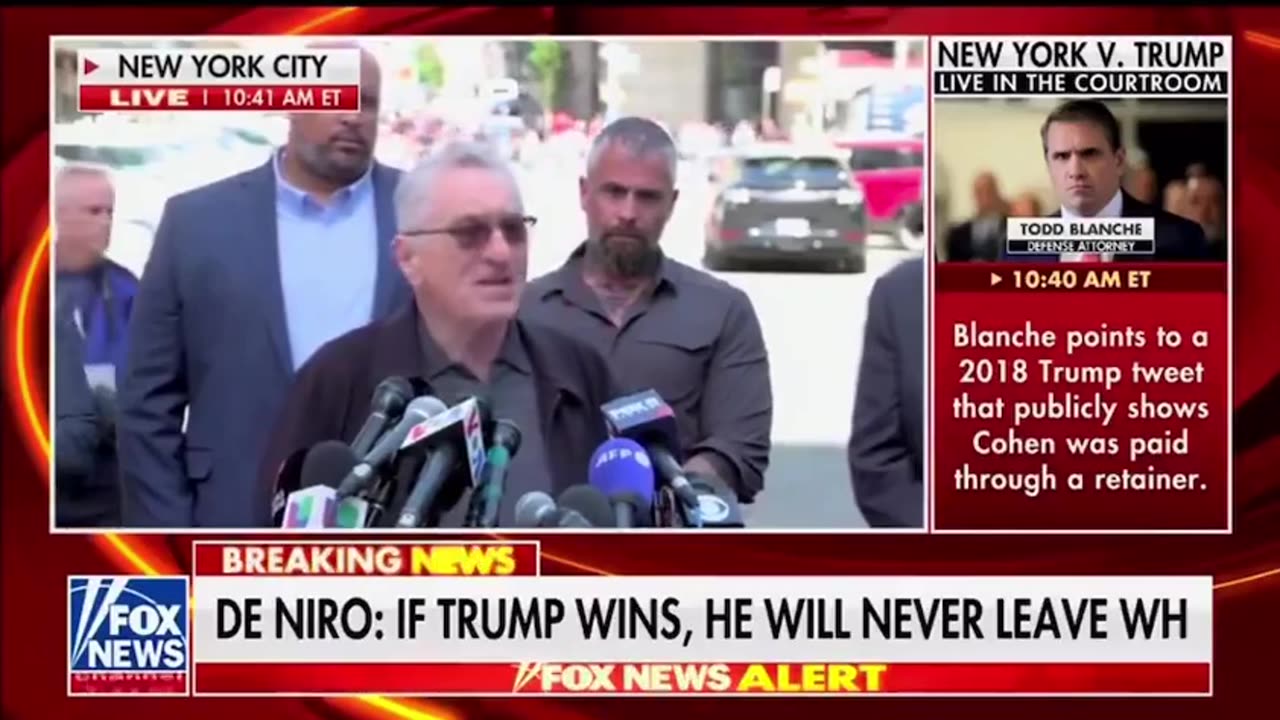 Fool De Niro makes himself the butt of jokes for years to come!