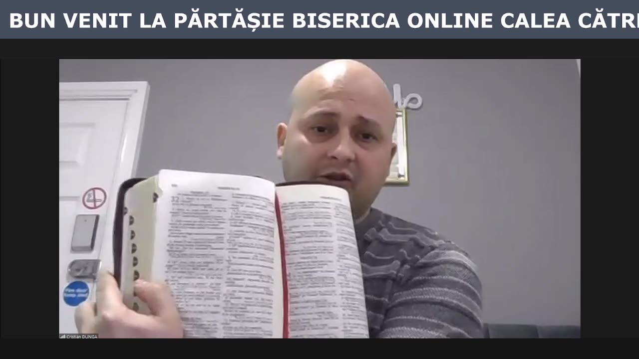 CRISTIAN DUNGA -CINE DOREȘTE VIAȚA ȘI VREA SĂ AIBĂ PARTE DE ZILE FERICITE?- PSALM 34:12 IOAN 14:6