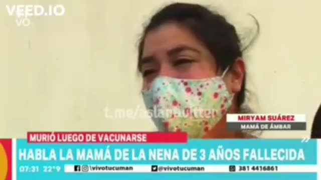 VACINA MATA CRIANÇA DE 3 ANOS