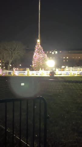 The Biden Admin Really Tried To Keep The WH Christmas Tree From Toppling