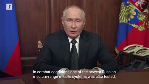 Putin warns West after launching "new weapon" at Ukraine