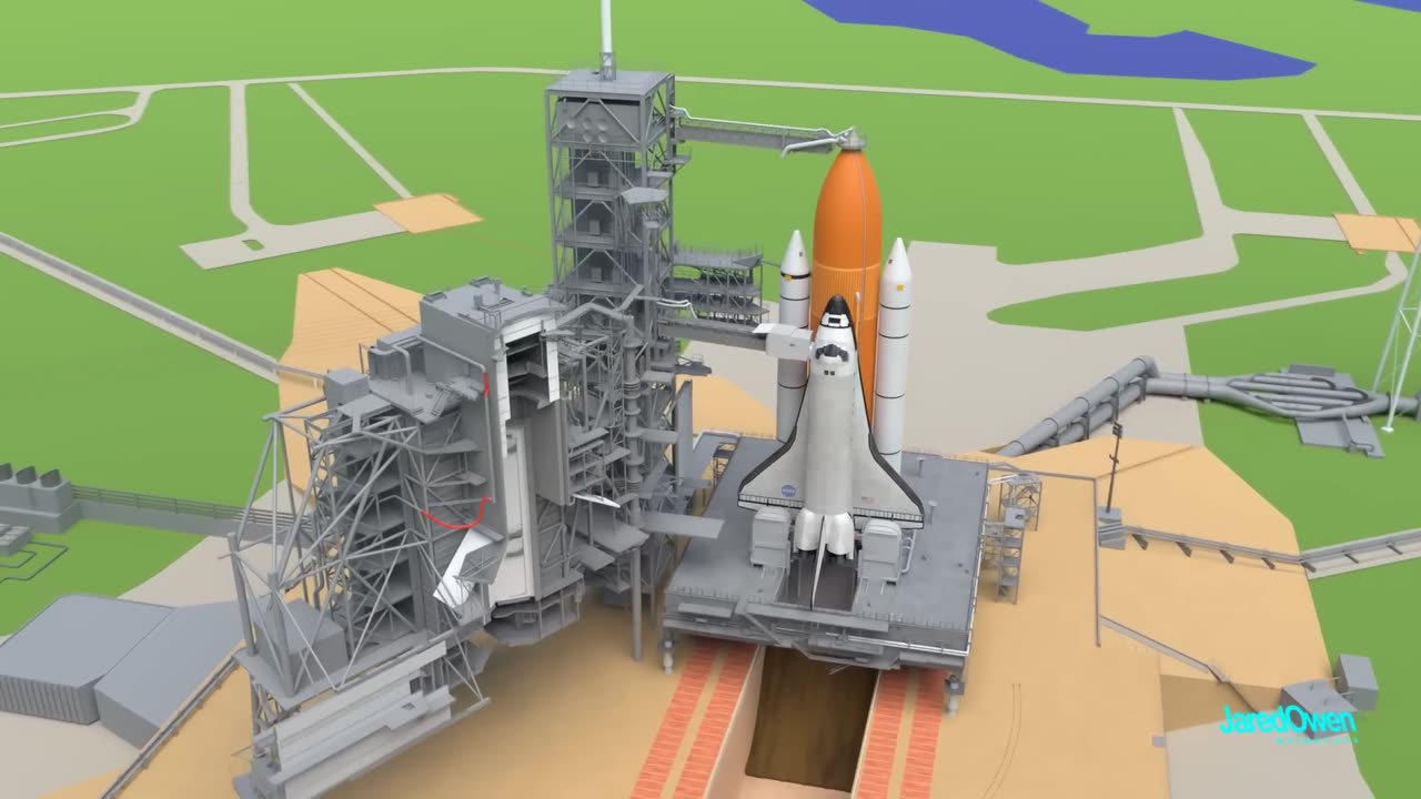 How did the Space Shuttle launch work?