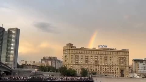 Rainbow over Moscow