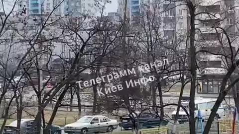 25.02.2022. The war continues, Russia - Ukraine!!! Kiev! Fighting continues on Obolon.