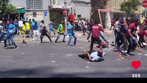 Tel Aviv diversity clashing