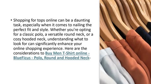 What to Look for When Buying Polo, Round, and Hooded Neck Tops Online