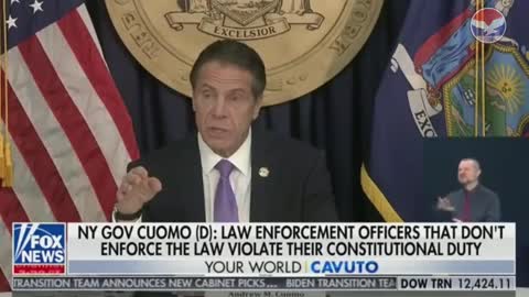 Cuomo Calls Police Who Refuse His Orders Dictators
