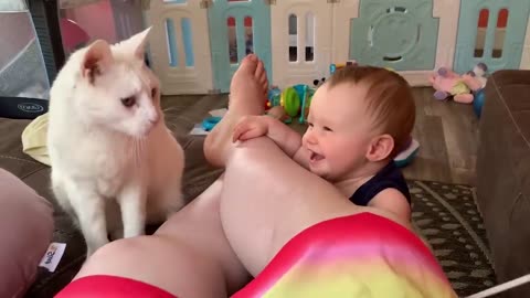 Cutest Babies Play With Dogs And Cats Compilation .. Cool Peachy
