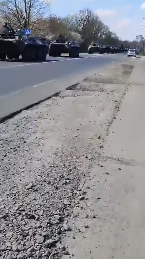 Belarus is pulling military equipment to the border with Poland.