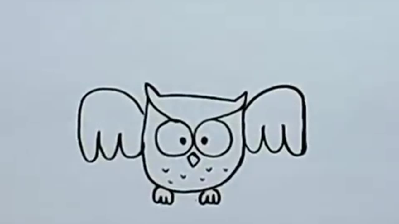 How to turn Words Owl Into a Cartoon Owl